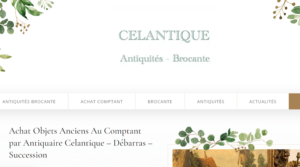 Vorschau der Website von Célantique