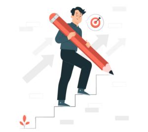 Illustration d’une stratégie de contenu avec une cible